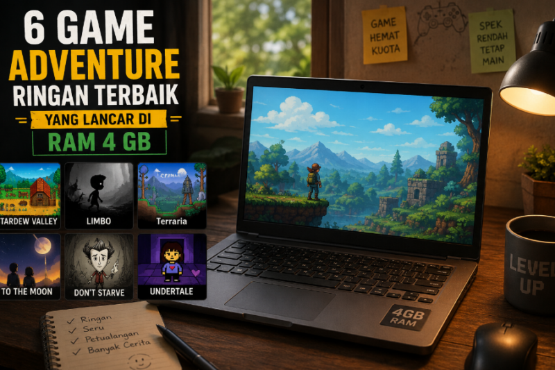6 Game Adventure Ringan Terbaik yang Lancar di RAM 4 GB