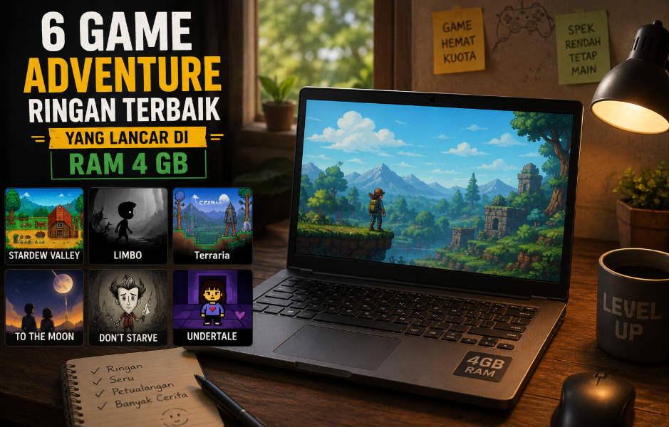 6 Game Adventure Ringan Terbaik yang Lancar di RAM 4 GB
