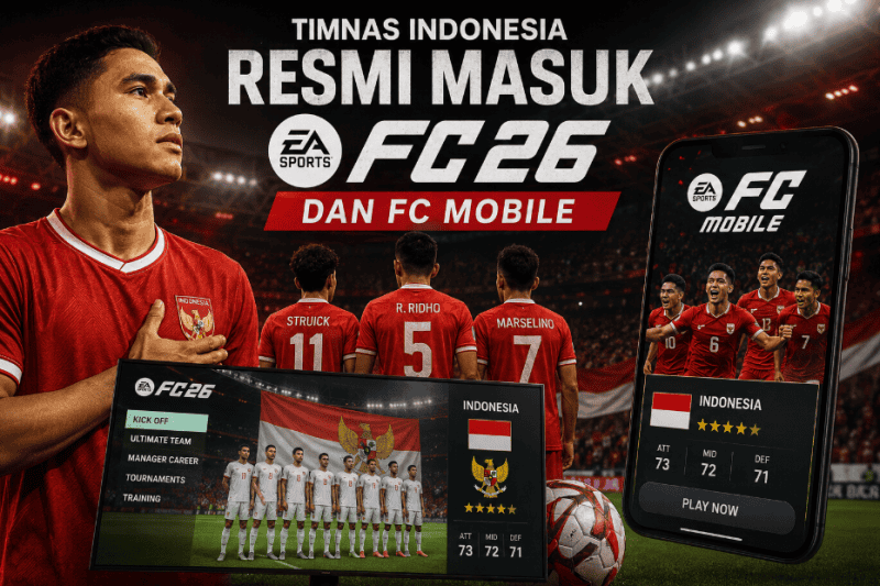 Sepak Bola Indonesia Resmi Masuk EA Sports FC 26 dan FC Mobile