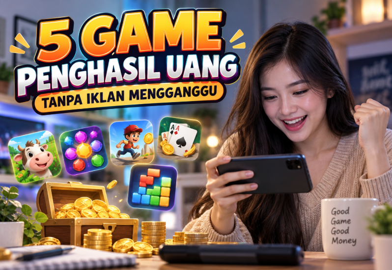 5 Game Penghasil Uang Tanpa Iklan Mengganggu